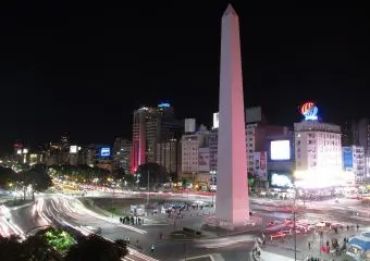 Bild zeigt den Obelisk in Buenos Aires