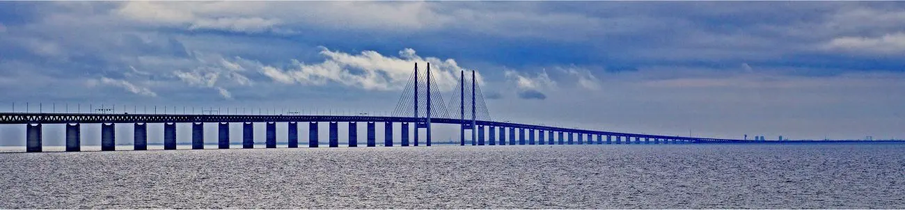 Das Bild zeigt die Öresundbrücke