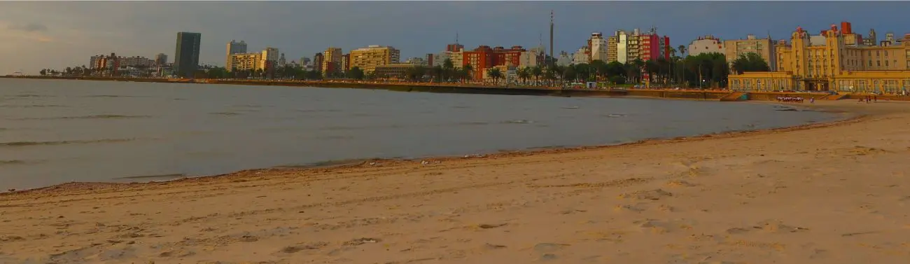 Bild zeigt den Playa de los Pocitos