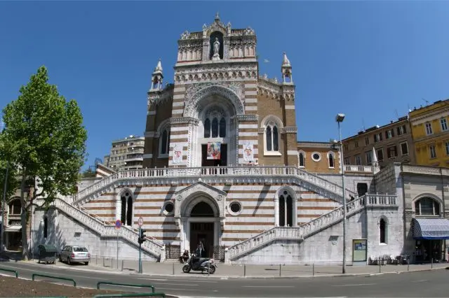 Bild zeigt die apuzinerkirche Maria Lourdes in Rijeka